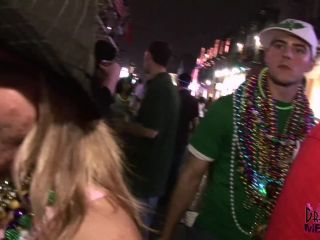 Huge natural boobs flashed on bourbon st at mardi gras-5