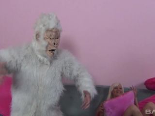 Rikki Six Fucks A Costumed Behemoth And His Fur Tickles Her  Clit-0