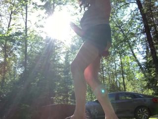 DGG Incredible outdoor amateur MILF loose anal prolapse again and again Fisting!-8