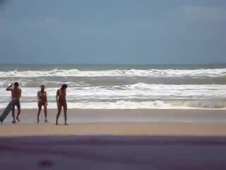 Group of nudists got filmed by a  voyeur-0
