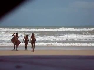 Group of nudists got filmed by a  voyeur-1