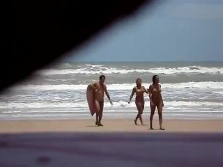 Group of nudists got filmed by a  voyeur-3