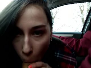 Laruna Mave025 Public Blowjob while Driving ¦ Random Hot Girl on the Road Roleplay Laruna Mave 1080p-6