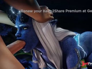 [GetFreeDays.com] The draenei girl wandered into a magical place so the knight could stretch her on his huge cock. 3D Adult Video July 2023-8