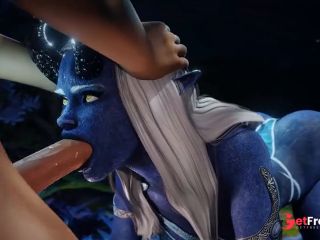 [GetFreeDays.com] The draenei girl wandered into a magical place so the knight could stretch her on his huge cock. 3D Adult Video July 2023-9