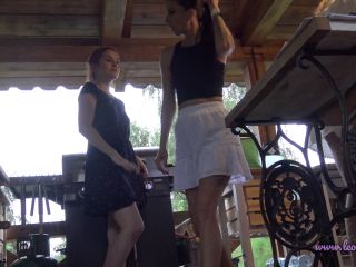 Rainy Day Barbeque Party With Short Skirts No Panties On Try On Haul Da-1