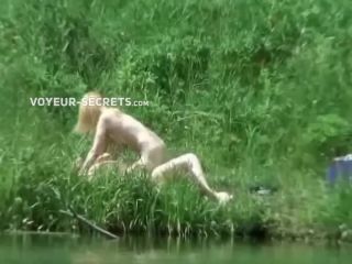 Older guy fucks a teen girl by the river-9