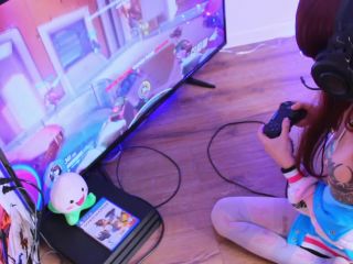 femdom control solo female | Gamer Dva Plays With Fuck Machine – Korpse Kitten | nerdy girls-2