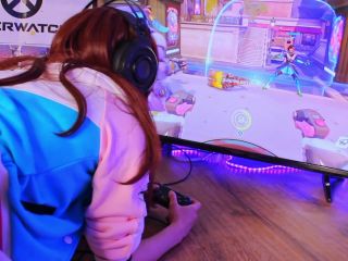 femdom control solo female | Gamer Dva Plays With Fuck Machine – Korpse Kitten | nerdy girls-9