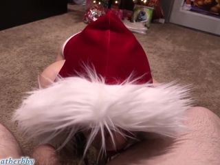 fabulous blowjob Sucking Santas Dick 1080p – Heatherbby, heatherbby on cumshot-0
