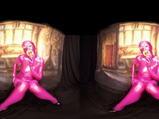 Bravo Models Cosplay 3D VR Videos  356 Rebecca Black  Pink Spandex Cost-9