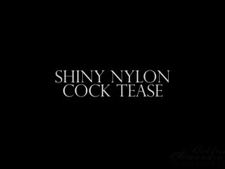 adult xxx video 33 Goddess Alexandra Snow - Shiny Nylon Cock Tease - 720p - feet porn aletta ocean fetish-0