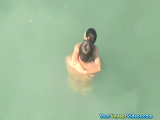 Nudist sex in the  water-1