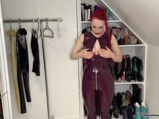 FetiliciousFans SiteRipPt 1Dressing in Ruby Latex Outfit by Rubella-8