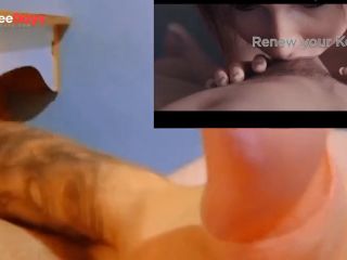 [GetFreeDays.com] Hombre con hermosa polla y tatuajes se masturba viendo porno en 3D Porn Film February 2023-6