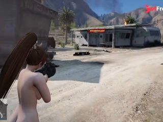 [GetFreeDays.com] GTA V Nude Mod Installed Game Play Part 12 GTA 5 Missions Story Mode Adult Stream May 2023-6