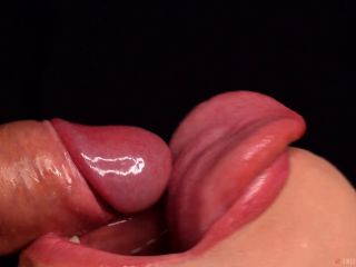 CLOSE UP Tongue And Lips BLOWJOB BEST Mouth For Your CUM Frenulum L...-4