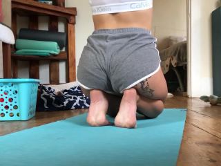 online xxx video 18 tape fetish Princess Zoe – Morning Yoga Ignore, jerkoff encouragement on fetish porn-5