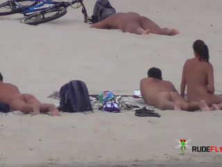 Voyeur at nude beach in spring time  2-4