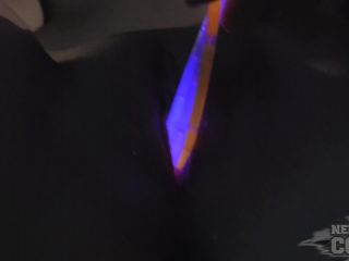 19yo Sharlote Penetrating Her Virgin Pussy With Glowsticks To Stretch  Herself-1