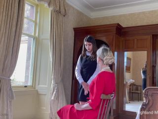 adult clip 1 lesbian nylon fetish HighlandManorHouse – Isabella’s Disipline, schoolgirl on school-1