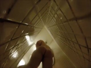 Busty girl fingering pussy in the shower. hidden cam-8