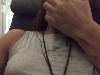 FablazedI'm In A 8hr Flight, What Do I Do¿ Touch Myself And Play In The Airplane - 1080p-0