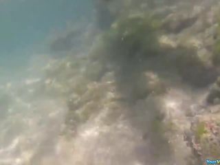 Underwater bikini crotch-1