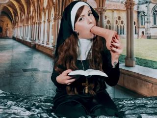 free porn video 41 Infinitywhore0 - Horny Nun Desecrates Her Holy Bible and Crucifix | masturbation instruction | femdom porn dirty feet fetish-2