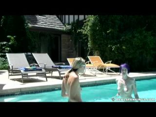 Lila and Monica Caught Nude in the Pool (Part 1: Lila) Lila  480-5