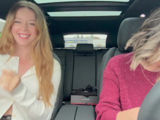 Serenity Cox And Nadia Foxx Take On Another Drive Thru With The LushS On Full Blast 1080p-0