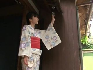 Eri Sasaki alluring Asian teen in sexy kimono and  more-0