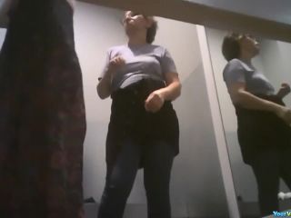 Teen and mother fitting room  spy-1