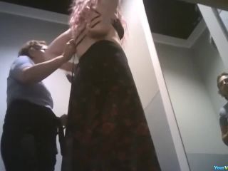 Teen and mother fitting room  spy-7