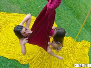 xxx clip 25 [TSBambiBliss] Bambi Bliss - Outdoor Photoshoot With Trans And Babe 26 Jul 2021 [HD, 1080p] | fetish | shemale porn mother blowjobs porn-0