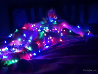 Lil Missy UK () Lilmissyuk - i just remembered that i made a short video when i was tied up with the fairy lights 22-12-2020-7