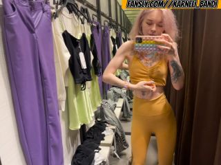 I Wanted To Shoot A Light Hot Video In The Fitting Room. But Geting Horny And Cuming. Karneli Bandi. 1080p-9