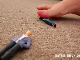 Baby Dolliy Was Having Such A Good Day And Then She Saw The Group Of Tinies TINY FETISH FUN  EUROPEAN GIANTESS femdom videos-5