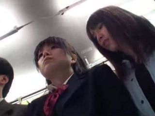 Sawai Michi, Tachibana Hinata, Akane Emi, Hatsumi Saki, Nagura Hitomi, Hoshino Hana HAVD-790 Lesbian School Girls Bus Groping Aim Is Timid Naive - Lesbian-0