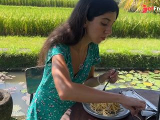 [GetFreeDays.com] Public Cumwalk in Cafe , Eating Pasta Carbonara with Sperm on Face Adult Film July 2023-7