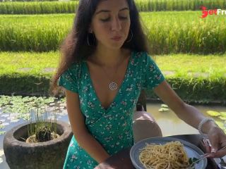 [GetFreeDays.com] Public Cumwalk in Cafe , Eating Pasta Carbonara with Sperm on Face Adult Film July 2023-9