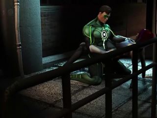  6296 – Green Lantern Proves His Manhood, cartoon on 3d porn-3