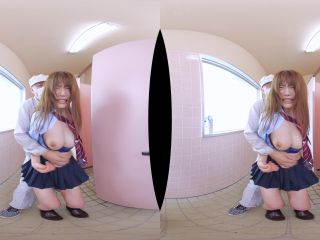 Himesaki Hana, Satsuki Ena, Tomiyasu Reona TMAVR-139 【VR】 Girls ● Strong Opening Of Public Toilets Aimed At Students ● - JAV-2