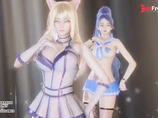 [GetFreeDays.com] MMD WJSN CHOCOME - Hmph Ahri Kaisa Seraphine Sexy Kpop Dance League of Legends Uncensored Hentai Porn Leak October 2022-4