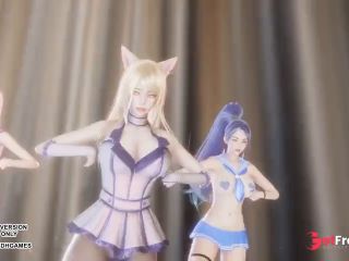 [GetFreeDays.com] MMD WJSN CHOCOME - Hmph Ahri Kaisa Seraphine Sexy Kpop Dance League of Legends Uncensored Hentai Porn Leak October 2022-8