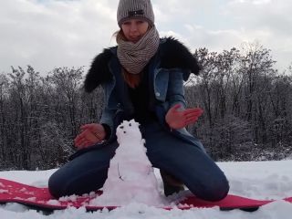 hardcore big tits rough sex cumshot | Play and Cum in Snow – Sexxy Lorry | outdoors-8