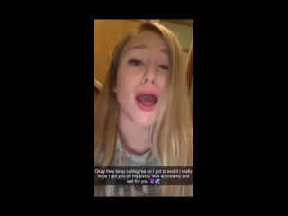 horny amateur blonde girl masturbating her wet juicy pussy with toothbrush on cam-2