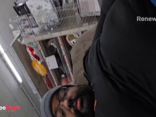 [GetFreeDays.com] Thick Black Daddy Jerks Off in Public Store Porn Clip January 2023-1