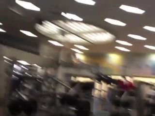 Girl working out in a gym-5