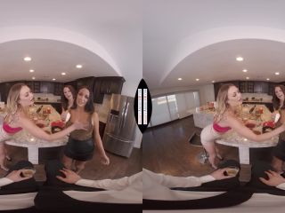 Sexy babes, Adira Allure, Audrey Miles, and Sofi Ryan, have foursome fun - VR - [Hardcore porn]-0